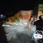 Foto: kecelakaan lalu lintas dijalan lingkar luar tanjungpura klari karawang