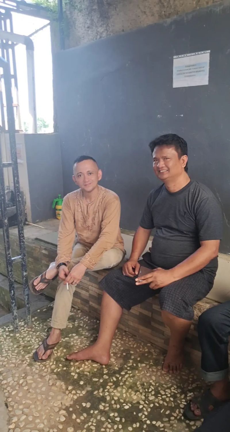 Keterangan gambar H. Aang selaku owner, didampingi Aa. Awalludhien selaku Direktur PT Kevin Putra Singaraja.