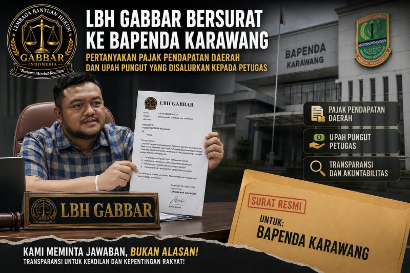 Keterangan Foto: Bang DJ Ketua Umum LBH GABBAR Indonesia
