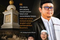 Keterangan Foto: Wibawa Nusantara bersama Forum Pondok Pesantren Kabupaten Karawang menggelar silaturahmi kebangsaan di Tugu Kebulatan Rengasdengklok