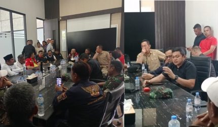 Audensi yang digelar pada Kamis, 2 Juli 2026, di Aula Gedung Kawasan Artha Graha Ormas, LSM Se-kabupaten Karawang bersama Management CATL/CATIB