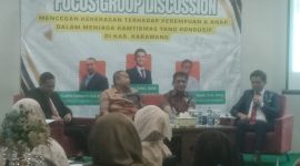 Keterangan Foto: Focus Group Discussion (FGD) Lintas Sektor dari Polresta Karawang, Disdikbud, Akademisi Universitas Singaperbangsa Mencegah Kekerasan terhadap Perempuan dan Anak 