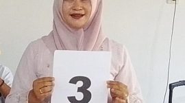 Leni Marlina, calon anggota Badan Permusyawaratan Desa (BPD)