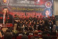 Foto bersama Ketua umum bersama jajaran