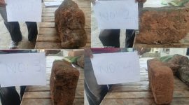 fragmen batu bata kuno di Dusun Lemahduhur