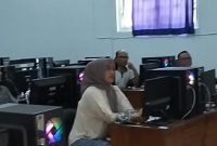 Fhoto momen gladi tes yang dilaksanakan di Universitas Subang (UNSUB).