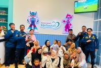 Doc istimewa: petugas Damkar Pos 1 Rengasdengklok saat mengantar sunatan warga Amansari Rengasdengklok