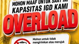 Gambar Keterangan RSUD Jatisari Penuh, 100 Bed Terisi dan 18 Bed IGD Padat