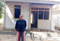 Harapan memiliki hunian yang lebih layak kini dirasakan Siti Nurohman, warga Dusun Kalanasem, RT 07/RW 04, Desa Pagadungan, Kecamatan Tempuran, Kabupaten Karawang