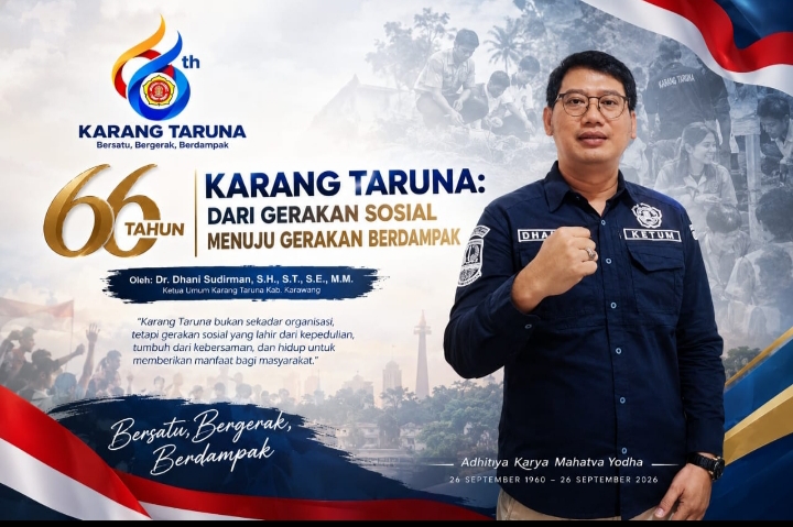 66 TAHUN KARANG TARUNA: DARI GERAKAN SOSIAL MENUJU GERAKAN BERDAMPAK
