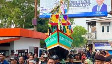 Dokumentasi : Tradisi Ruat Laut Nelayan Blanakan ke-59 berlangsung meriah di kawasan KUD Mandiri Mina Fajar Sidik, Kecamatan Blanakan, Kabupaten Subang, Minggu (27/09/2026)