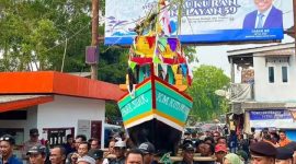 Dokumentasi : Tradisi Ruat Laut Nelayan Blanakan ke-59 berlangsung meriah di kawasan KUD Mandiri Mina Fajar Sidik, Kecamatan Blanakan, Kabupaten Subang, Minggu (27/09/2026)