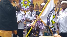 Dokumentasi : Suasana kebersamaan dan silaturahmi antarorganisasi serta paguyuban mewarnai kegiatan Milangkala ke-8, deklarasi dan pengukuhan Ketua DPC Forum Keluarga Paranormal dan Penyembuh Alternatif Indonesia (FKPPAI) Kabupaten Karawang, yang berlangsung di Kampung Budaya Karawang, Minggu (27/09/2026).