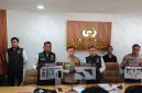 Dokumentasi : Pengungkapan kasus konferensi pers di kapolresta Karawang, Senin (28/09/2026).