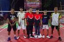 Dokumentasi : Turnamen bulu tangkis Natala Sumedha Cup 8 resmi berakhir setelah seluruh rangkaian pertandingan hingga babak final digelar di Kampung Bantar Kawung RT 002/RW 005, Kelurahan Nagasari, Kecamatan Karawang Barat, Kabupaten Karawang, Selasa malam (29/09/2026).
