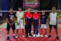 Dokumentasi : Turnamen bulu tangkis Natala Sumedha Cup 8 resmi berakhir setelah seluruh rangkaian pertandingan hingga babak final digelar di Kampung Bantar Kawung RT 002/RW 005, Kelurahan Nagasari, Kecamatan Karawang Barat, Kabupaten Karawang, Selasa malam (29/09/2026).
