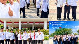 Dokumentasi : Sebanyak 2.251 anggota Badan Permusyawaratan Desa (BPD) dari berbagai desa di Kabupaten Karawang resmi dilantik dan diambil sumpah/janji keanggotaannya untuk masa keanggotaan 2026–2034.