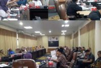 Audiensi yang berlangsung di Ruang Rapat I DPRD Kabupaten Karawang