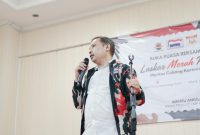 Guruh Yanuar, Sekretaris Markas Cabang Laskar Merah Putih Kabupaten Karawang.