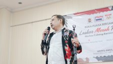 Guruh Yanuar, Sekretaris Markas Cabang Laskar Merah Putih Kabupaten Karawang.