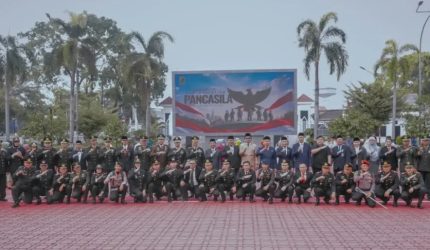 Dokumentasi : Pemerintah Kabupaten Karawang menggelar Upacara Peringatan Hari Kesaktian Pancasila Tahun 2026 di Plaza Pemda Karawang, Kamis (01/10/2026).