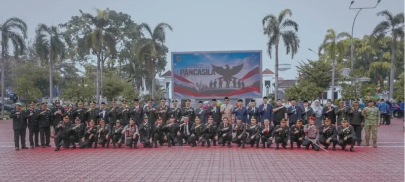 Dokumentasi : Pemerintah Kabupaten Karawang menggelar Upacara Peringatan Hari Kesaktian Pancasila Tahun 2026 di Plaza Pemda Karawang, Kamis (01/10/2026).