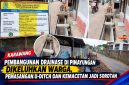 Pembangunan drainase lingkungan di Dusun Sukadana RW 001, Desa Pinayungan, Kecamatan Telukjambe Timur, Kabupaten Karawang, menjadi sorotan masyarakat.